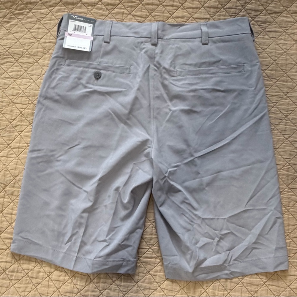 LINKS EDITION Shorts Size 32 Men's Performance Golf Apparel Gray NEW NWT
